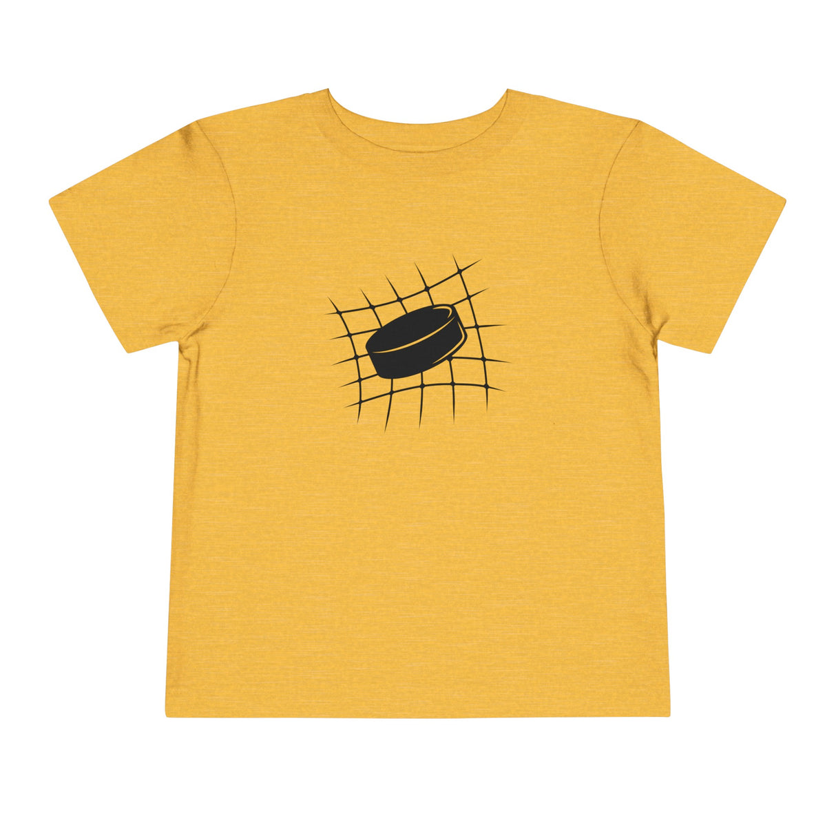 Hockey Puck in Net Profile - Toddler Short Sleeve Tee