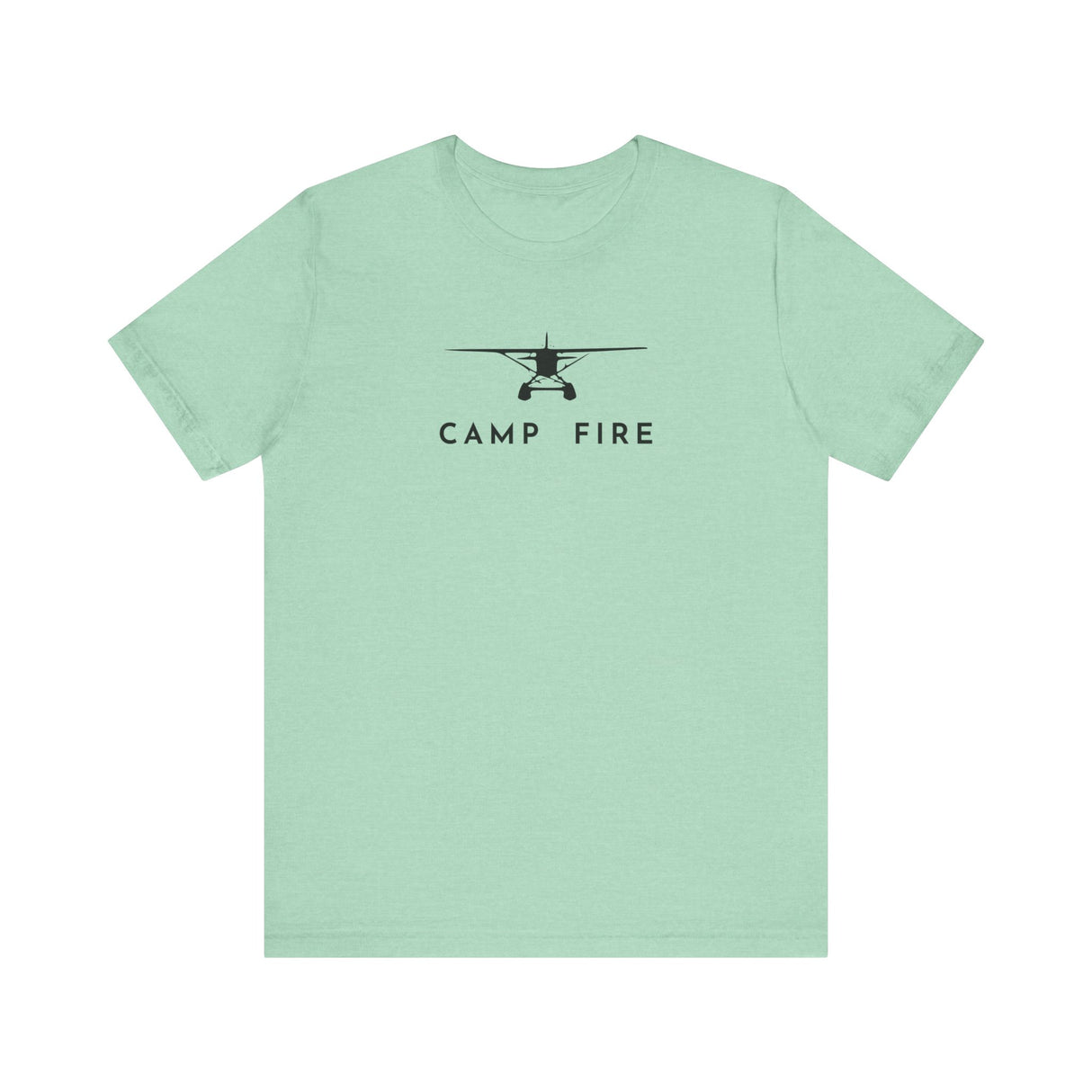 Float Plane front  - Camp Fire T-Shirt