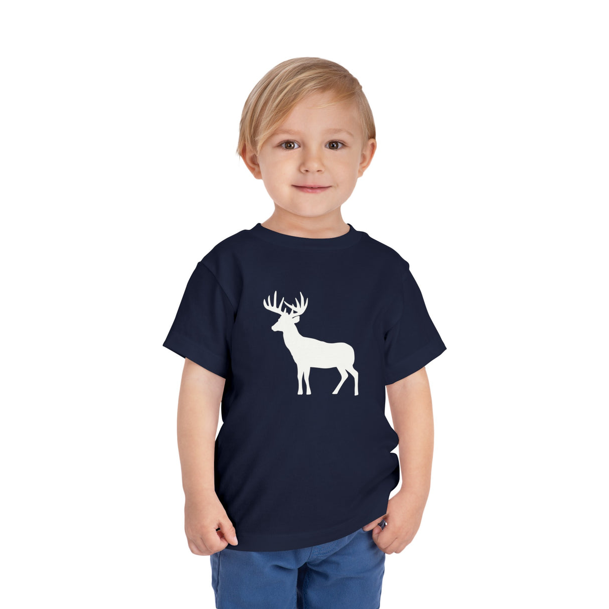 Whitetail Deer 1 Profile - Toddler Short Sleeve Tee