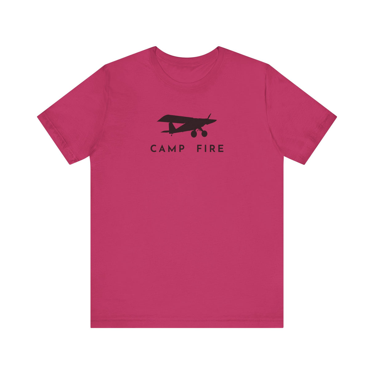 Plane tailwheel  - Camp Fire T-Shirt