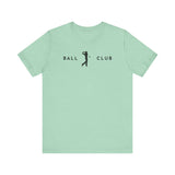 Golf Player Driving side image - Ball Club T-Shirt