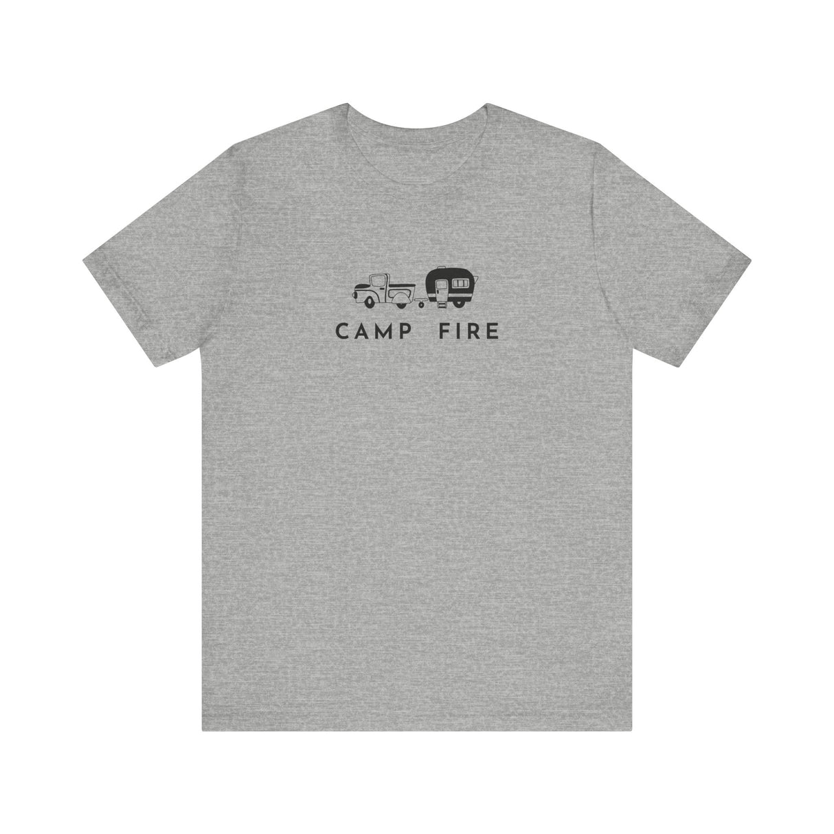 Truck and Camper - Camp Fire T-Shirt