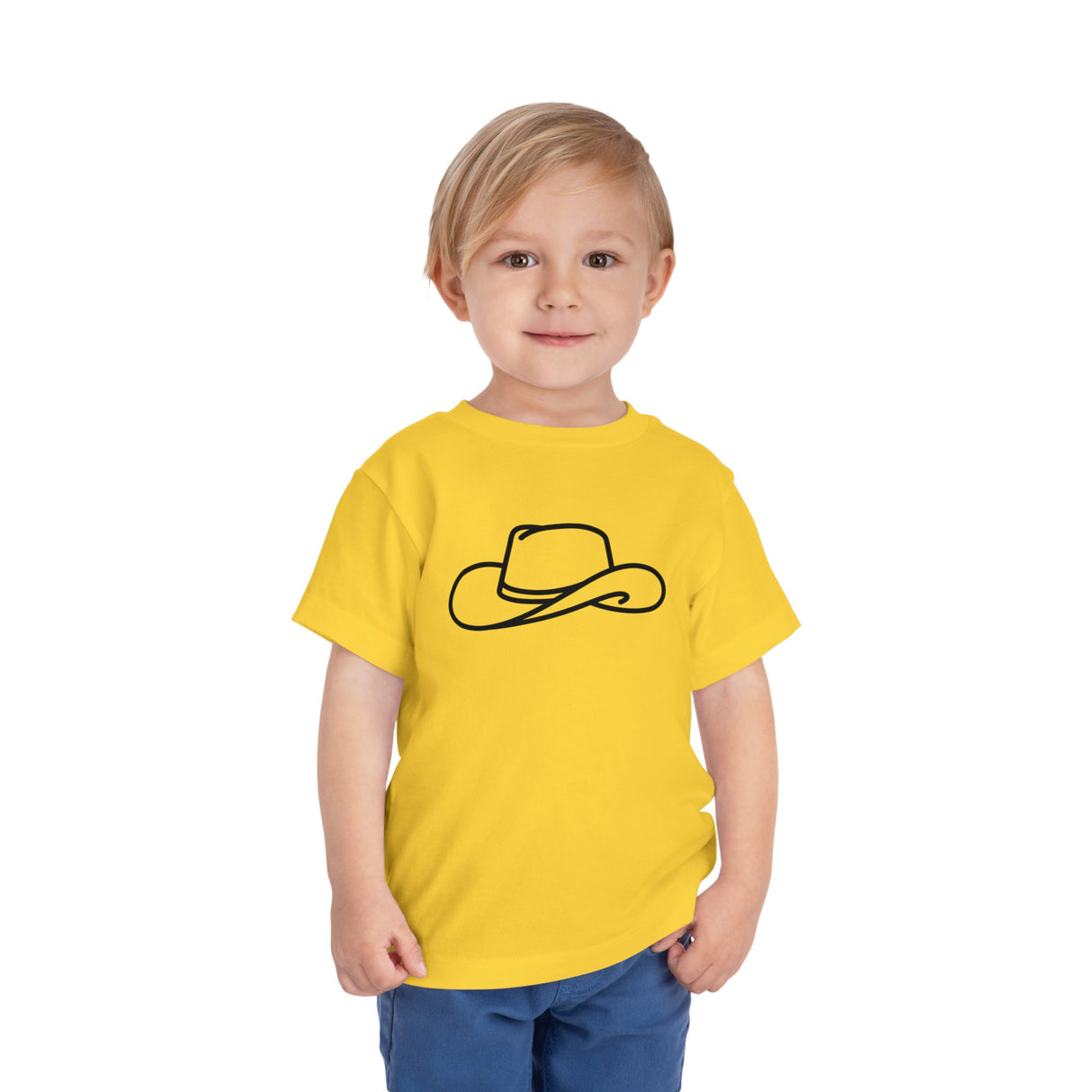 Cowboy Hat Profile - Toddler Short Sleeve Tee