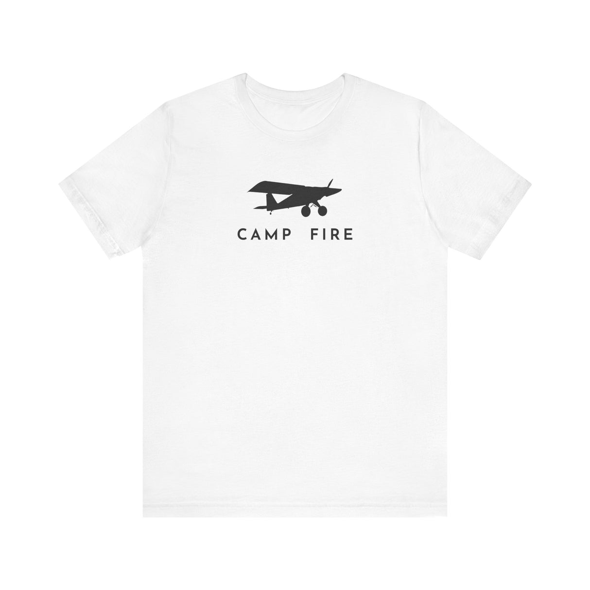 Plane tailwheel  - Camp Fire T-Shirt