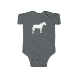 Horse Profile -  Infant Fine Jersey Bodysuit