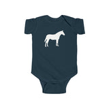 Horse Profile -  Infant Fine Jersey Bodysuit