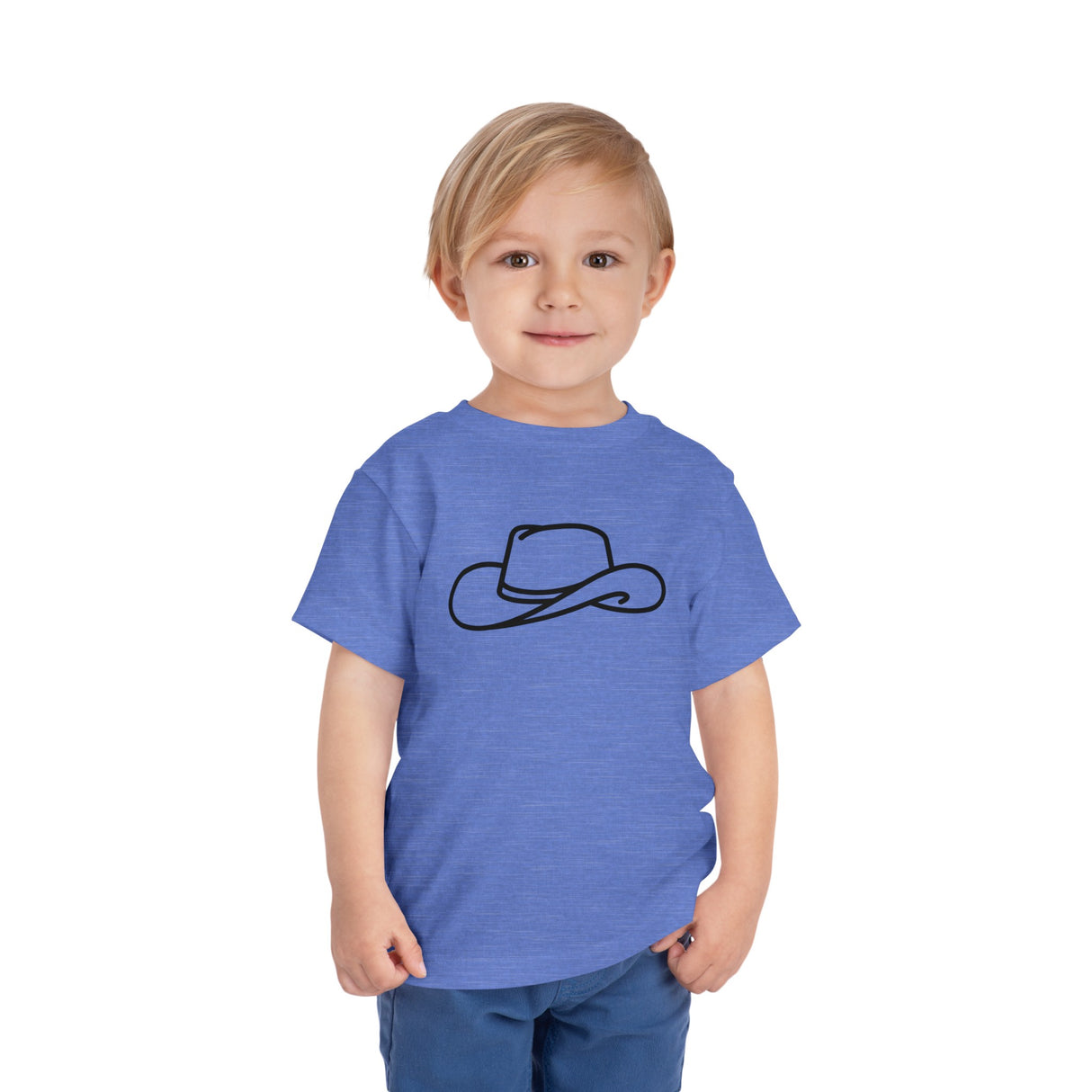 Cowboy Hat Profile - Toddler Short Sleeve Tee