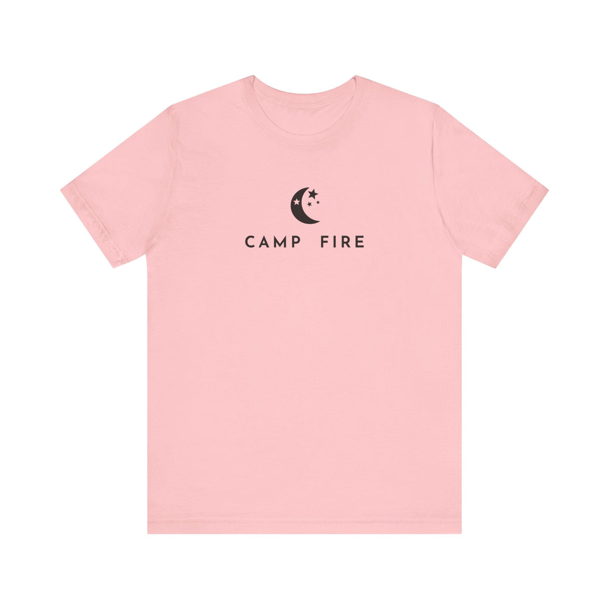 Crescent Moon with stars - Camp Fire T-Shirt