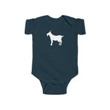 Goat Profile -  Infant Fine Jersey Bodysuit