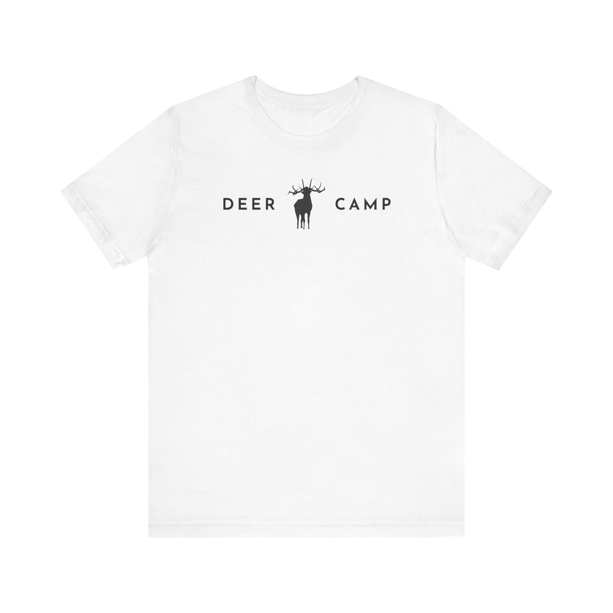 Elk front view - Deer Camp T-shirt