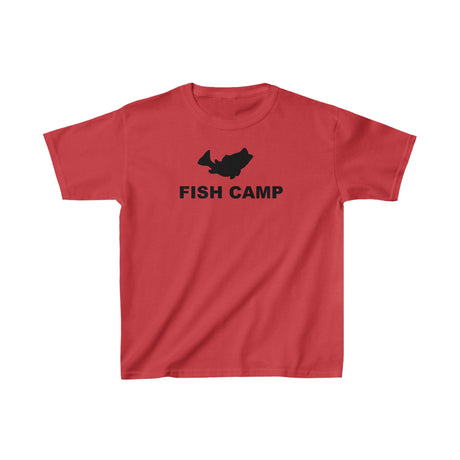 Bass - Fish Camp - Kids Heavy Cotton™ Tee