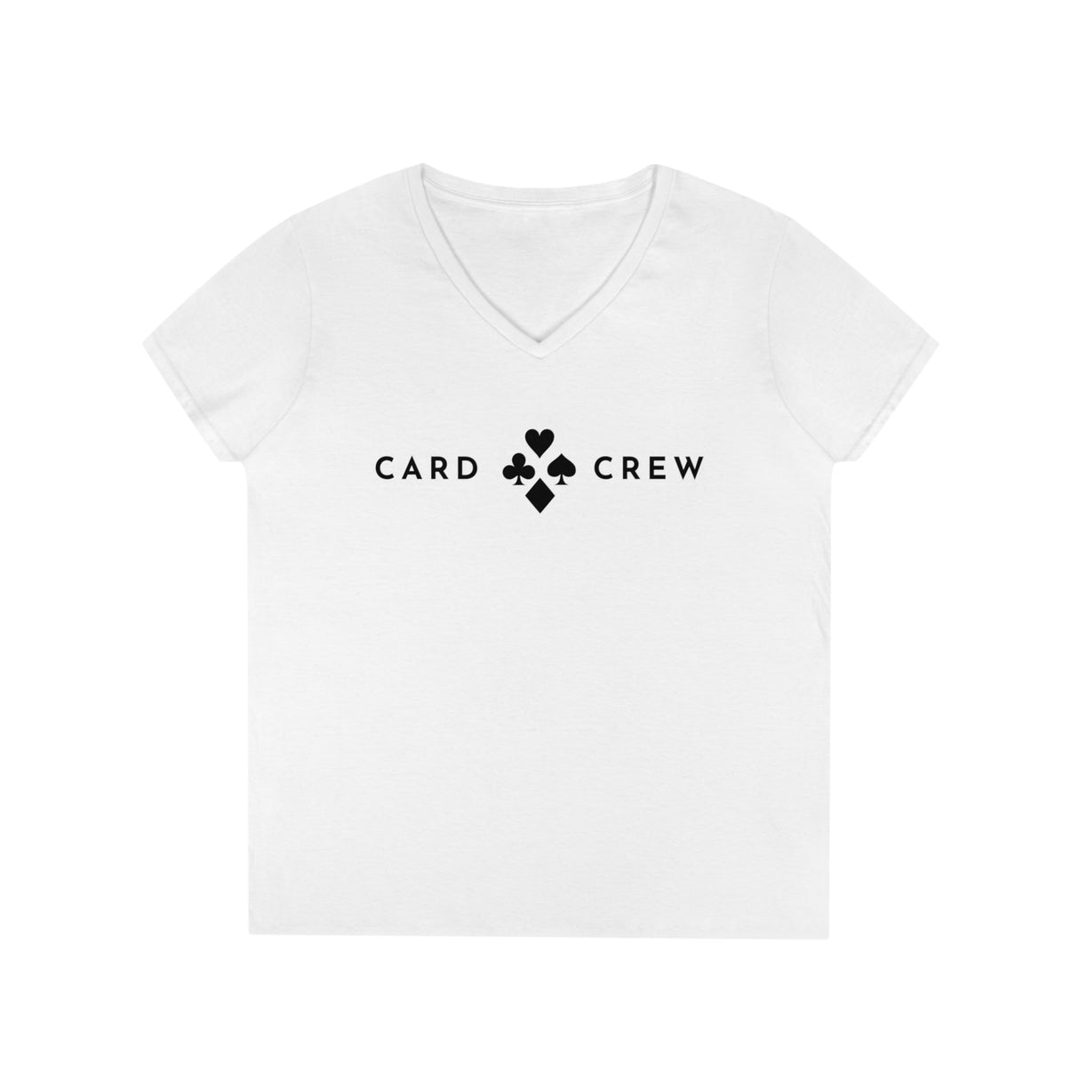 Suits - Card Crew - Ladies' V-Neck T-Shirt