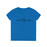 4 Aces - Card Club - Ladies' V-Neck T-Shirt