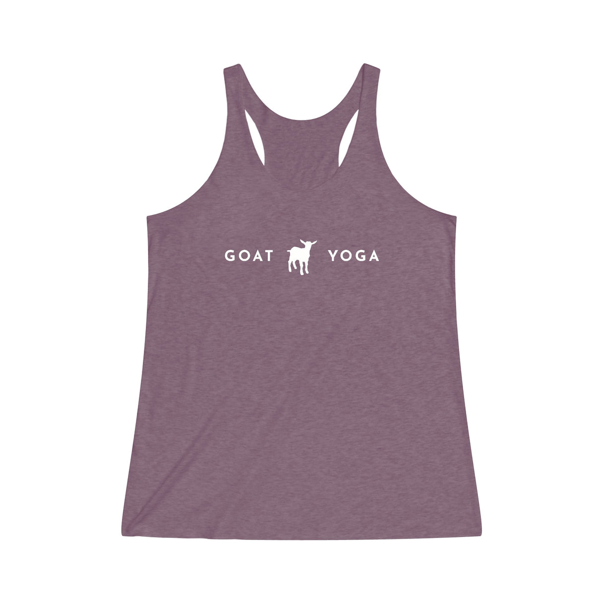 Goat Yoga - Women's Tri-Blend Racerback Tank