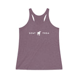 Goat Yoga - Women's Tri-Blend Racerback Tank