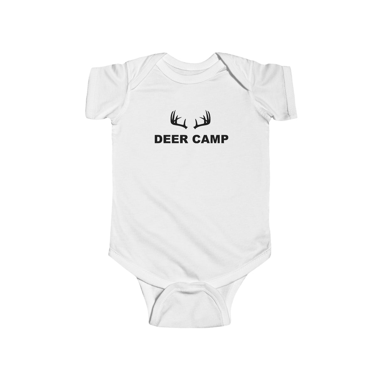 Whitetail Antlers - Deer Camp -  Infant Fine Jersey Bodysuit