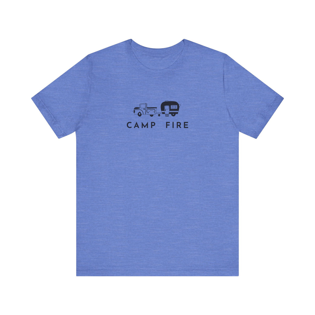 Truck and Camper - Camp Fire T-Shirt