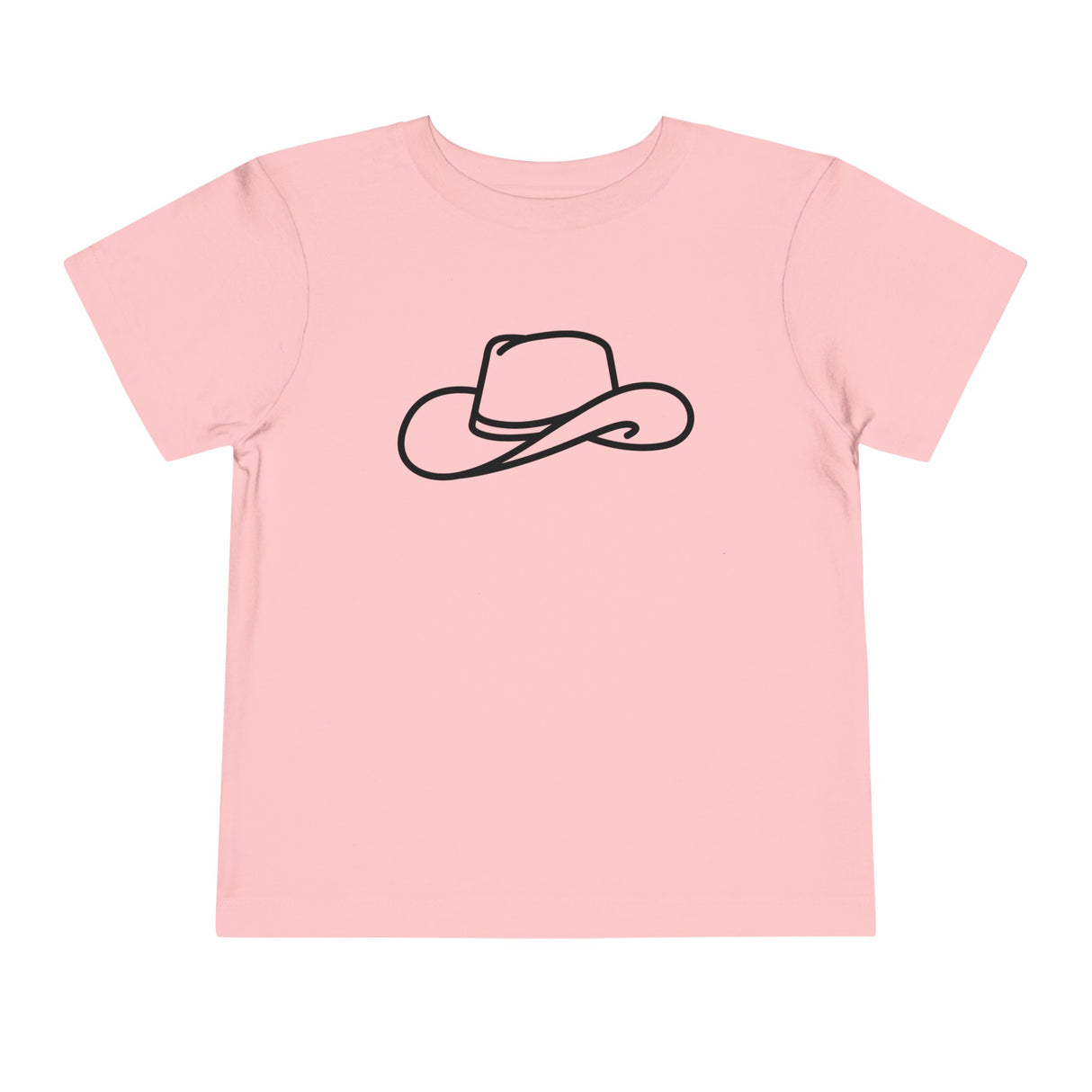 Cowboy Hat Profile - Toddler Short Sleeve Tee