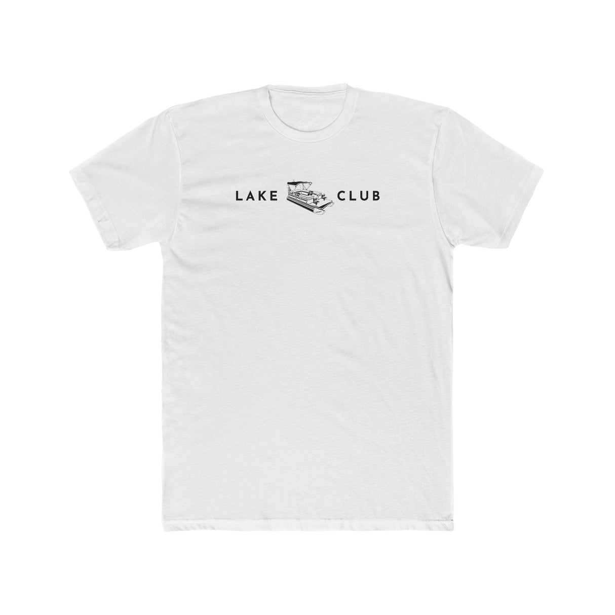 Pontoon 1 - Lake Club - Men's Cotton Crew Tee