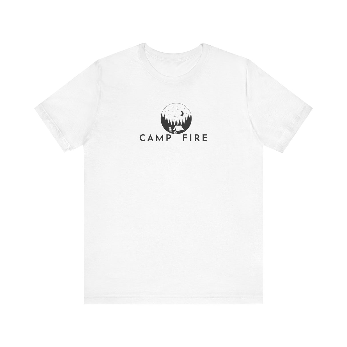 Tent and Stars - Camp Fire T-Shirt