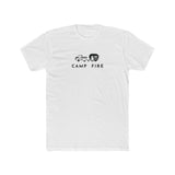 Truck and Camper - Camp Fire - Men's Cotton Crew Tee