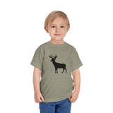 Whitetail Deer 1 Profile - Toddler Short Sleeve Tee