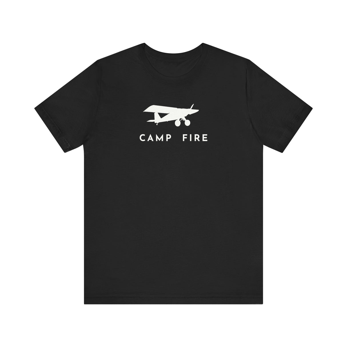 Plane tailwheel  - Camp Fire T-Shirt