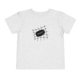 Hockey Puck in Net Profile - Toddler Short Sleeve Tee