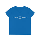 Crosshairs 2 Shot Club - Ladies' V-Neck T-Shirt