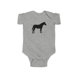 Horse Profile -  Infant Fine Jersey Bodysuit