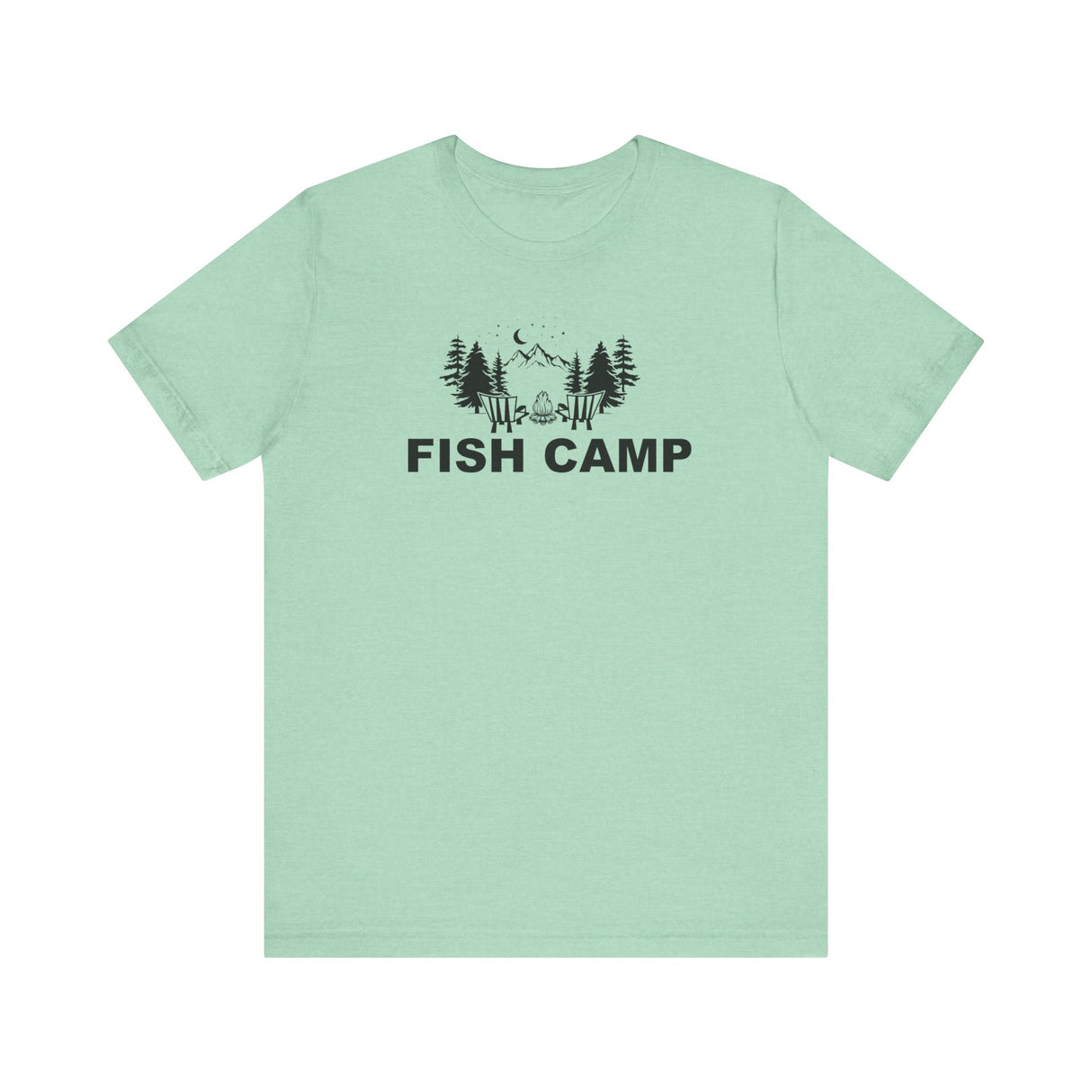 Mountains Moon Fish Camp T-Shirt - Alpha Series