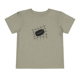 Hockey Puck in Net Profile - Toddler Short Sleeve Tee