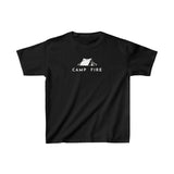 Tent - Camp Fire - Kids Heavy Cotton™ Tee