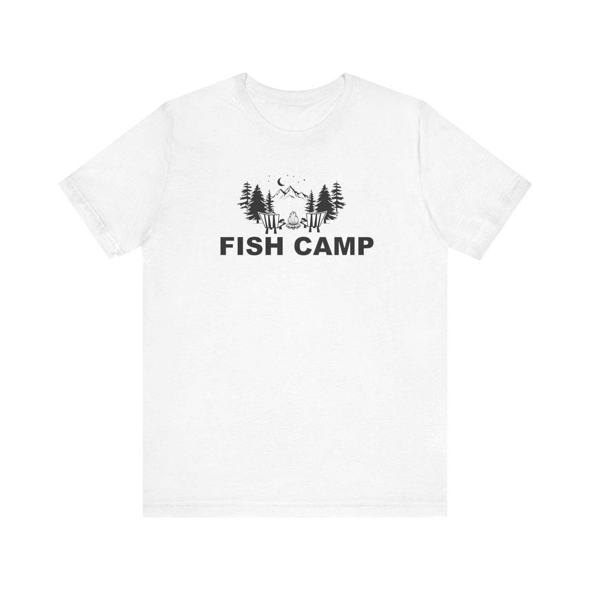 Mountains Moon Fish Camp T-Shirt - Alpha Series