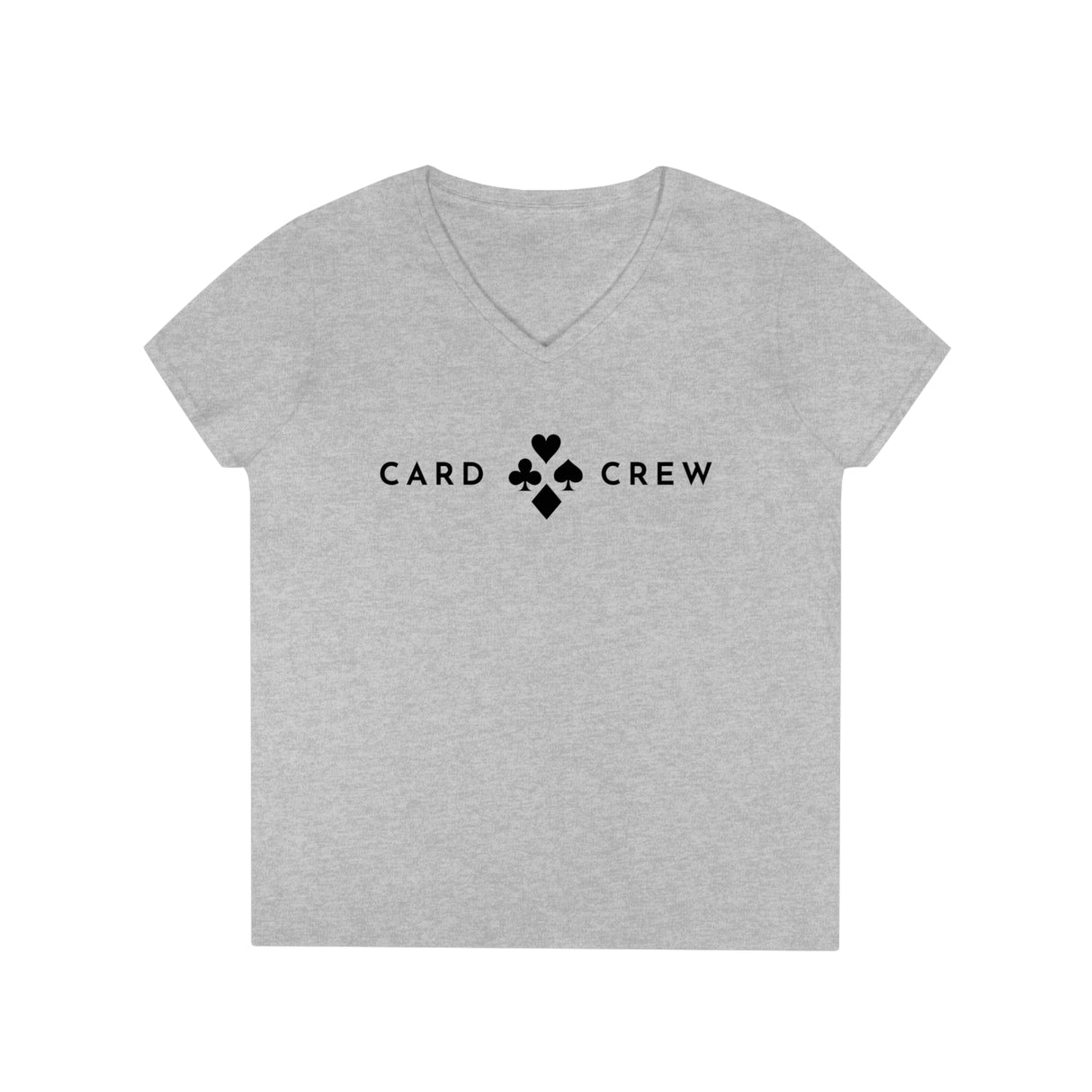 Suits - Card Crew - Ladies' V-Neck T-Shirt