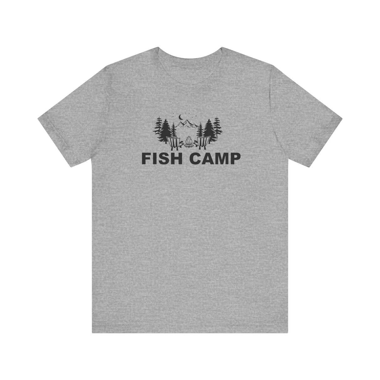 Mountains Moon Fish Camp T-Shirt - Alpha Series