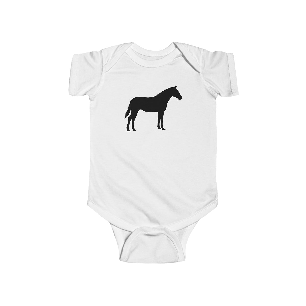 Horse Profile -  Infant Fine Jersey Bodysuit