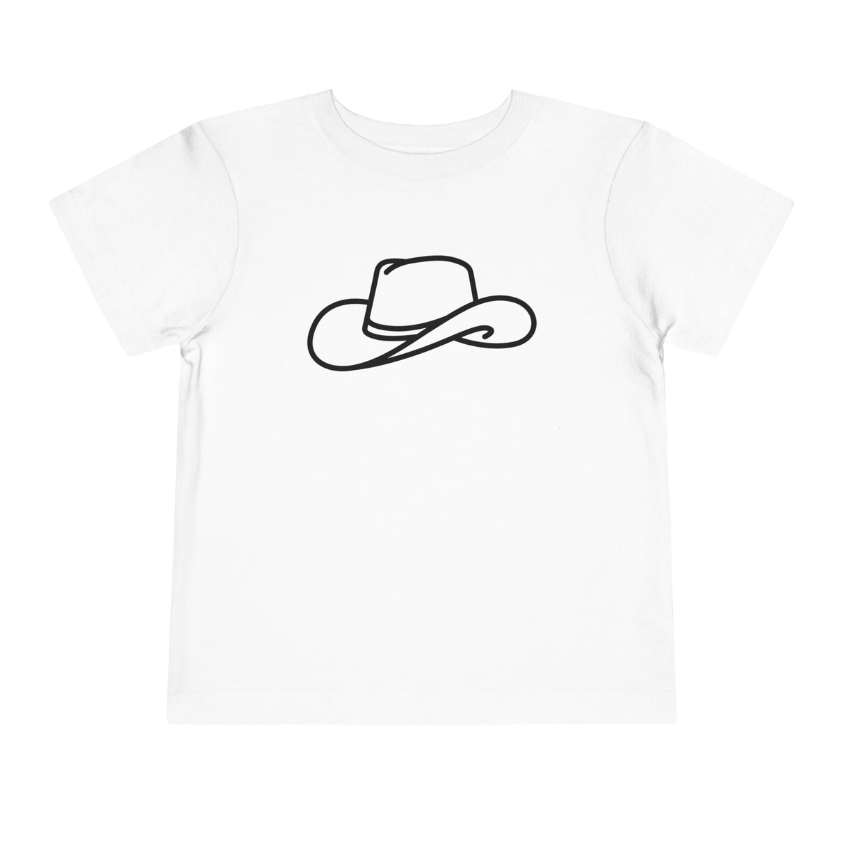 Cowboy Hat Profile - Toddler Short Sleeve Tee