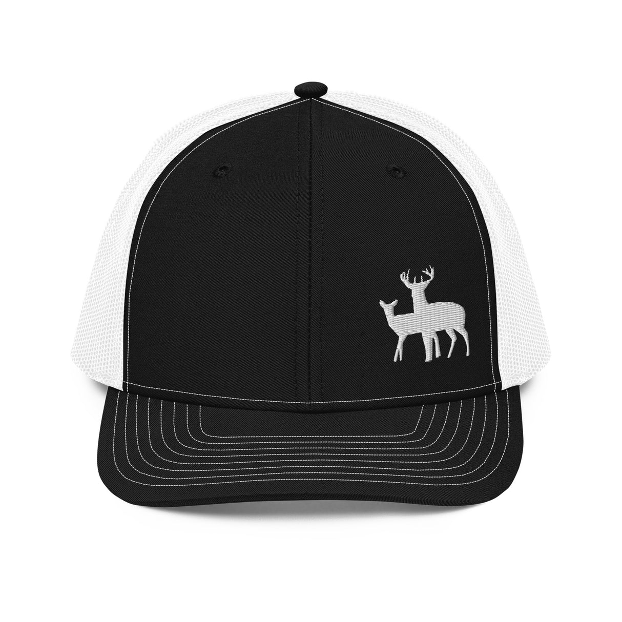 Whitetail Deer Buck and Doe - Trucker Cap