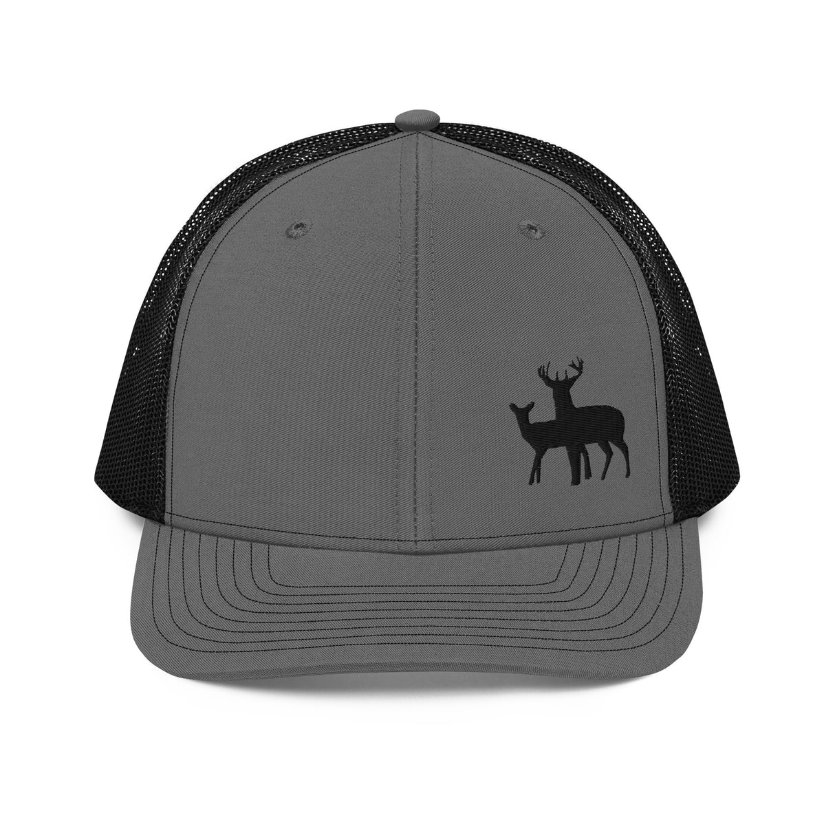 Whitetail Deer Buck and Doe - Trucker Cap