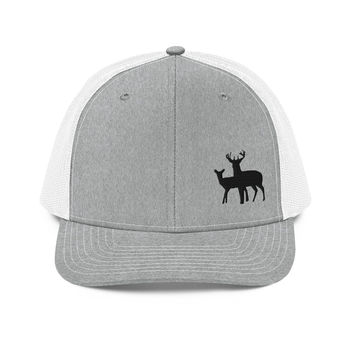 Whitetail Deer Buck and Doe - Trucker Cap