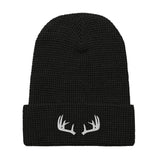 Whitetail Deer Antlers Waffle beanie