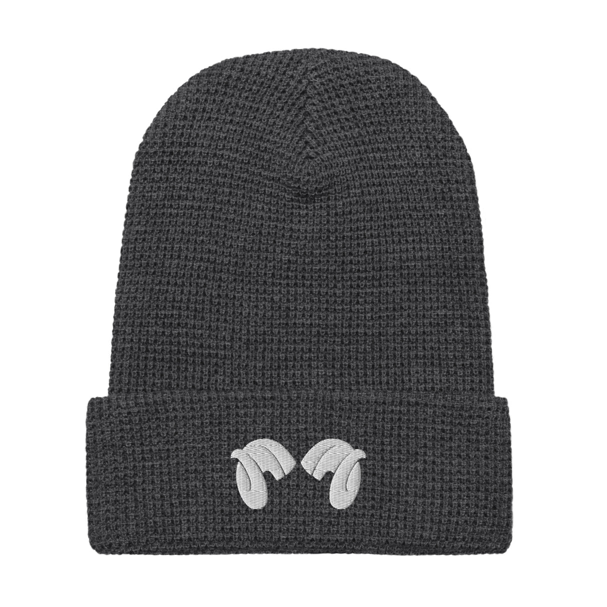 Sheep Horns - Waffle beanie